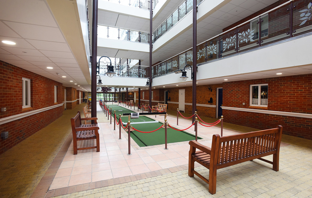 Shenley Wood village indoor garden