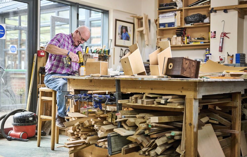 Lark Hill village woodwork