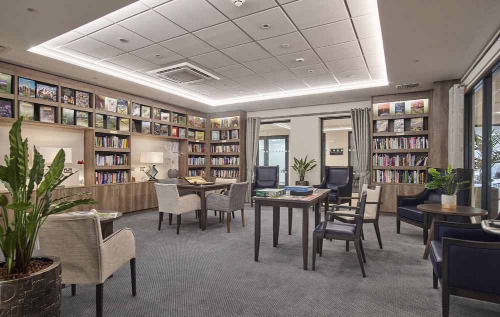 Solihull retirement village library