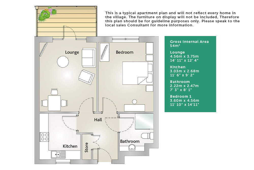 St Oswald's Village apartment