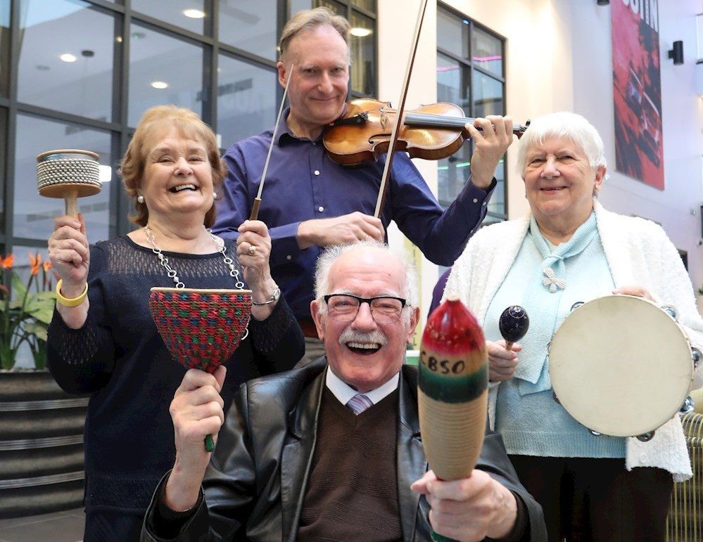 CBSO Musicians Making a Difference to People Living With Dementia at ExtraCare’s Birmingham Retirement Villages