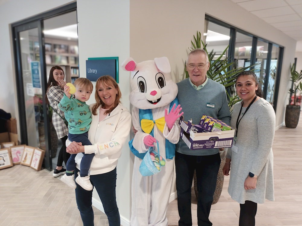 Easter Bunny delights Solihull community at Easter Fayre