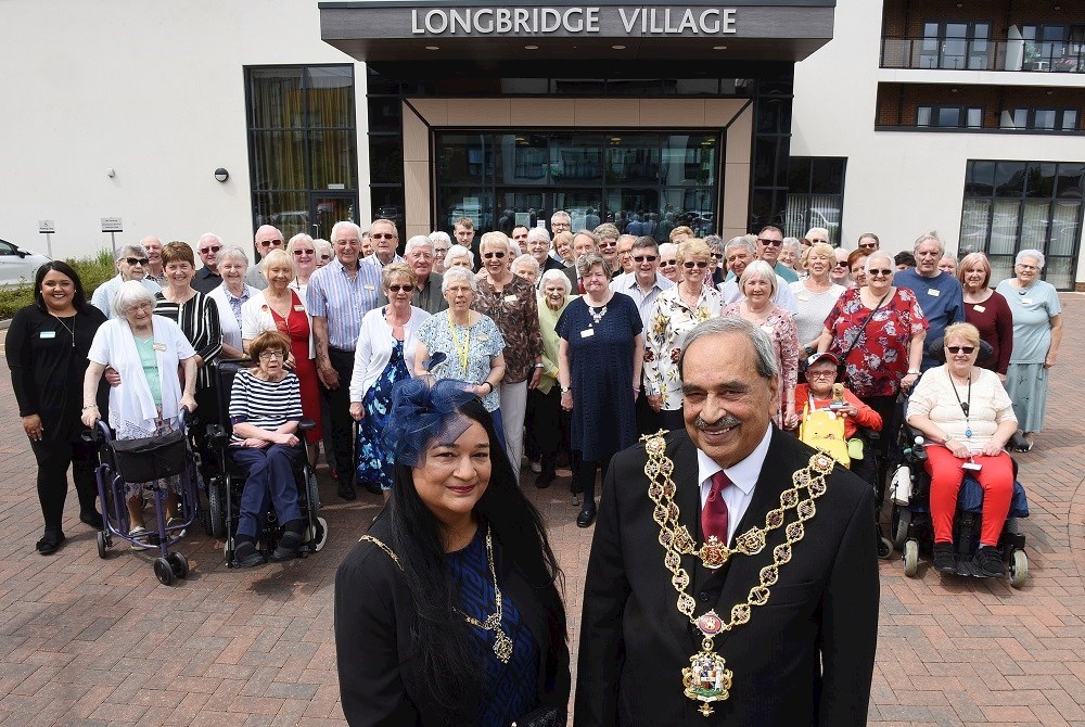 Lord Mayor of Birmingham thanks volunteers at Longbridge Village