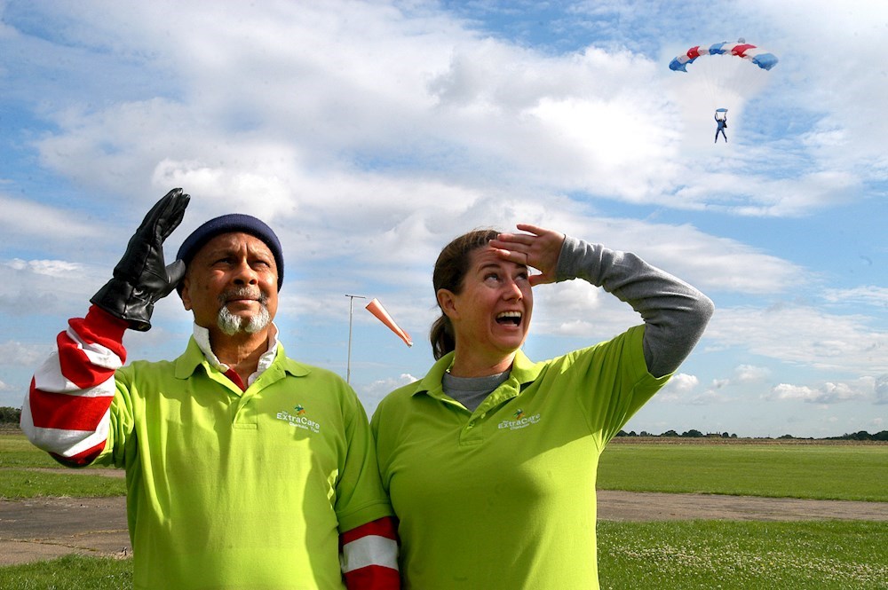 Retirement Village Resident Takes Part in Skydive for Charity