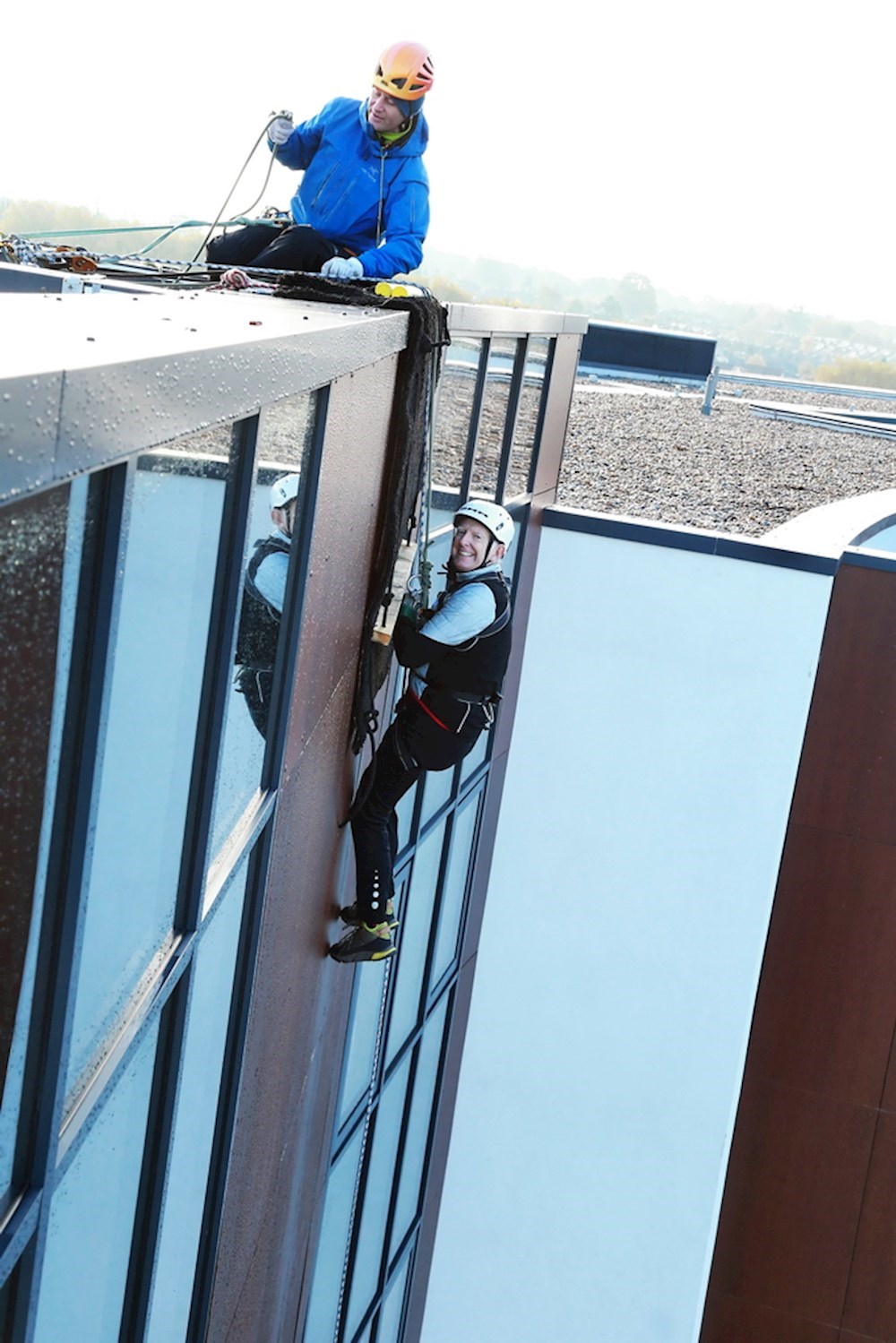 Coventry retirement village residents abseil down building to raise money