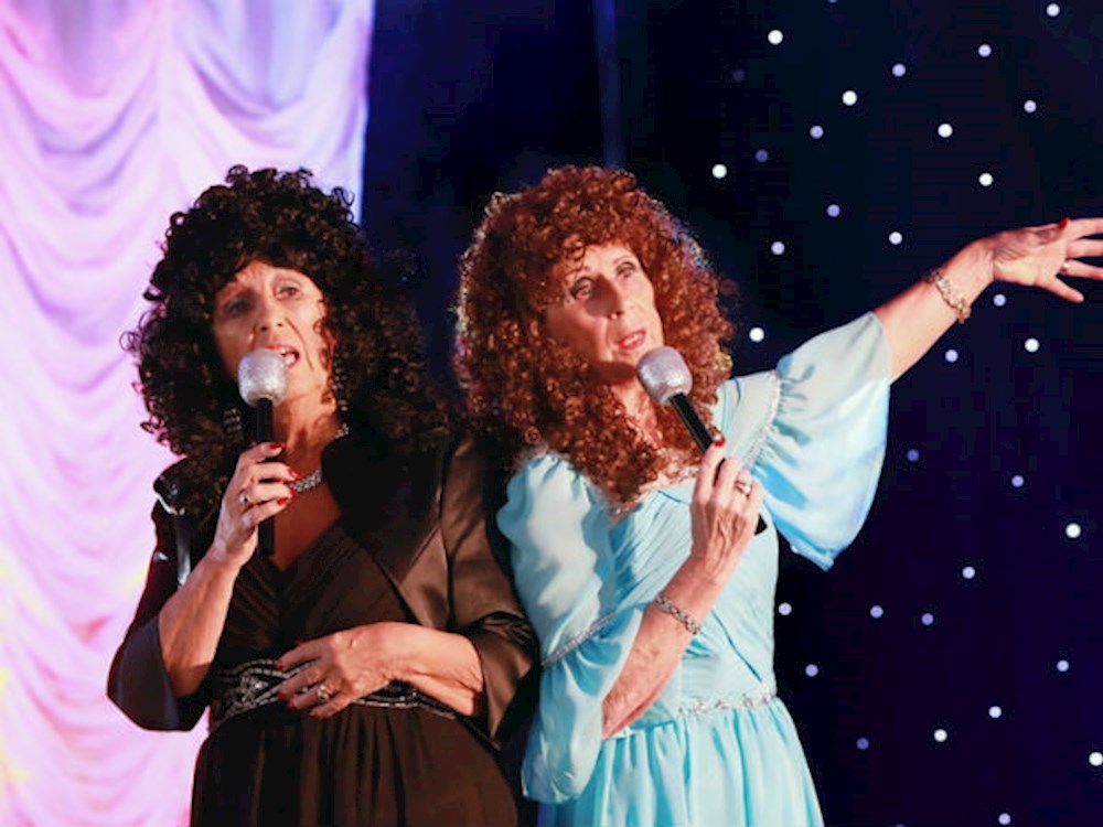 Retirement Village Residents Mime Rock Legends in Lip Sync Tribute Show