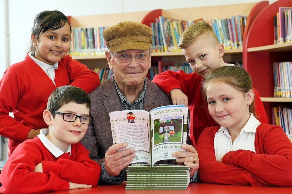 Great-grandfather living with dementia teams up with Solihull school