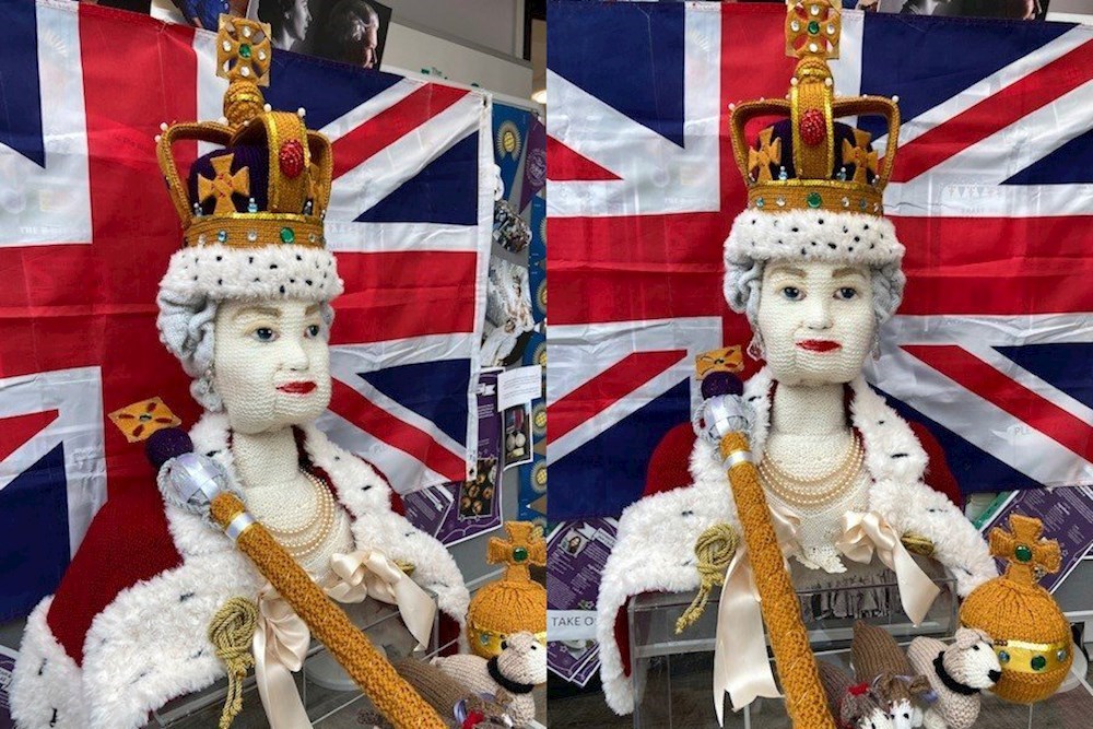 Keeping it royal: The Knitted Queen