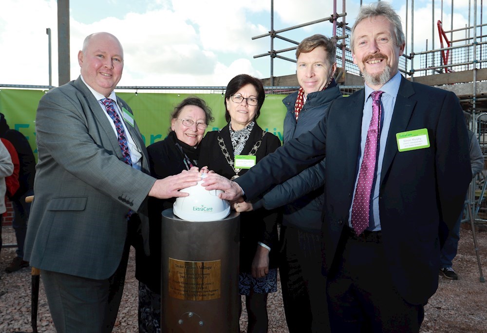 Local Older People Take Part in Time Capsule Burial at Stoke Gifford Retirement Village