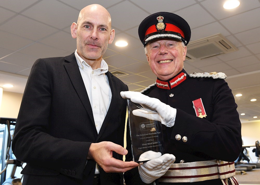 Lord-Lieutenant Presents London Marathon Award to Midlands Charity CEO