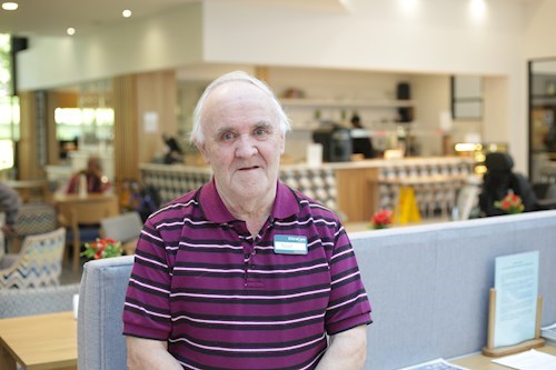 Noel talks volunteering and building relationships at Pannel Croft Village