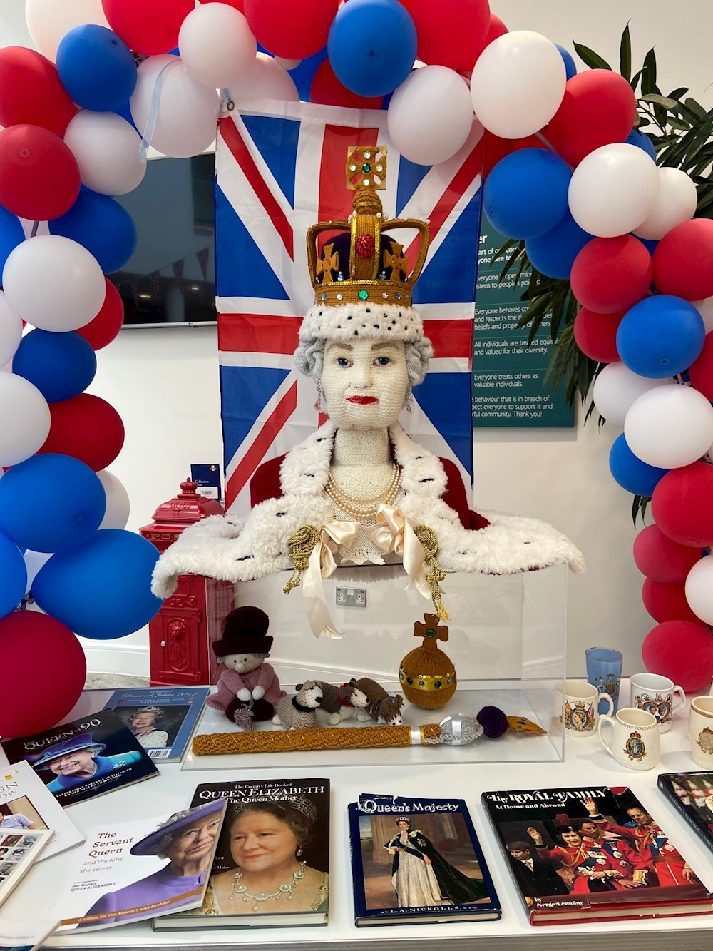 Stoke Gifford retirement village residents knit the Queen for the Platinum Jubilee