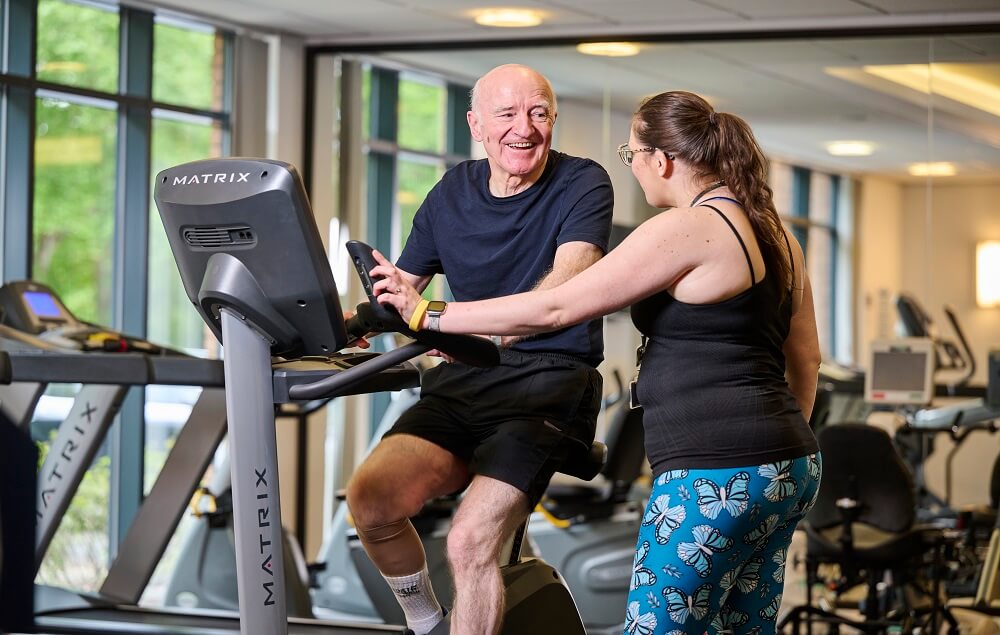 Retirement village gym