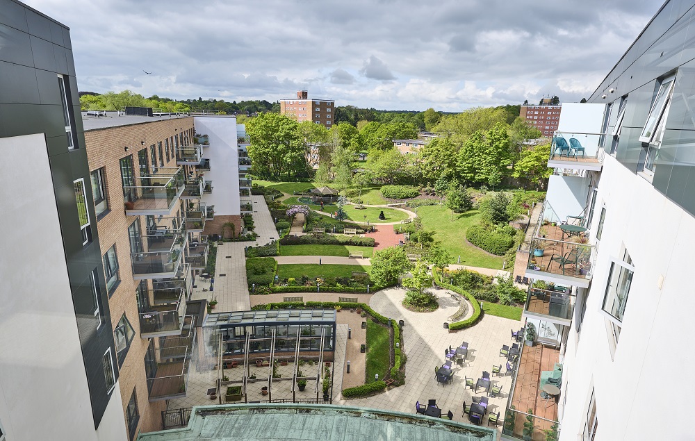 Retirement village gardens