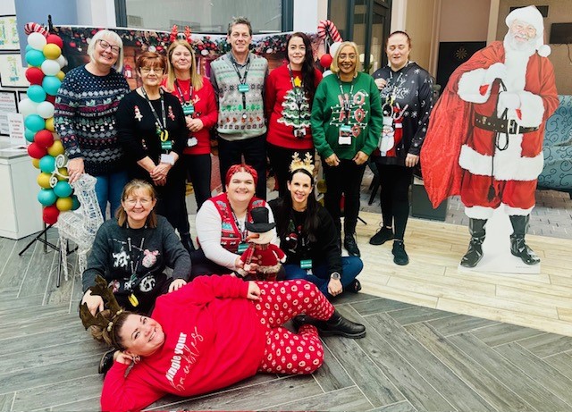 Hughenden Gardens Staff on Christmas Jumper Day