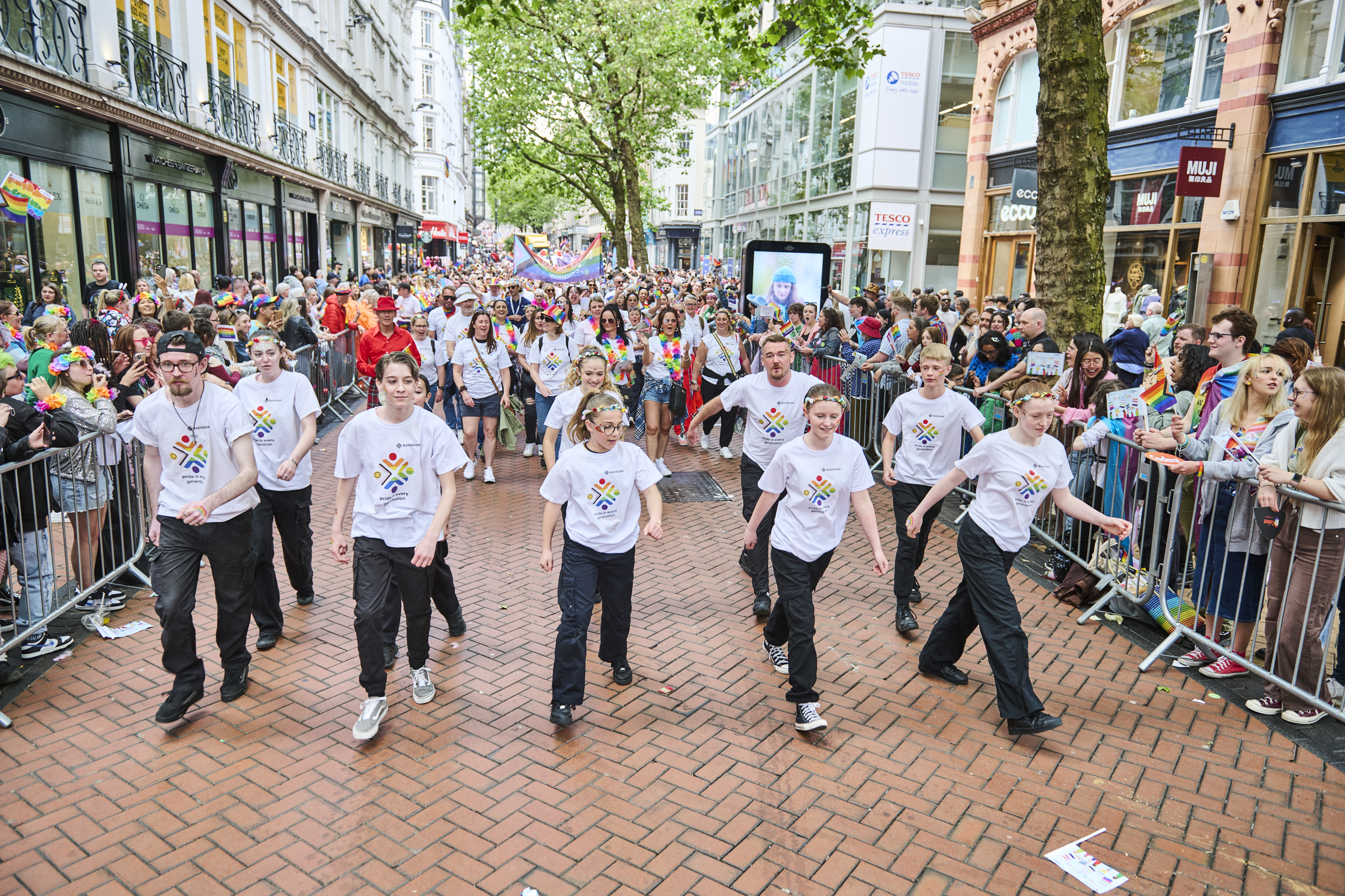 Dance Troop performing at pride.