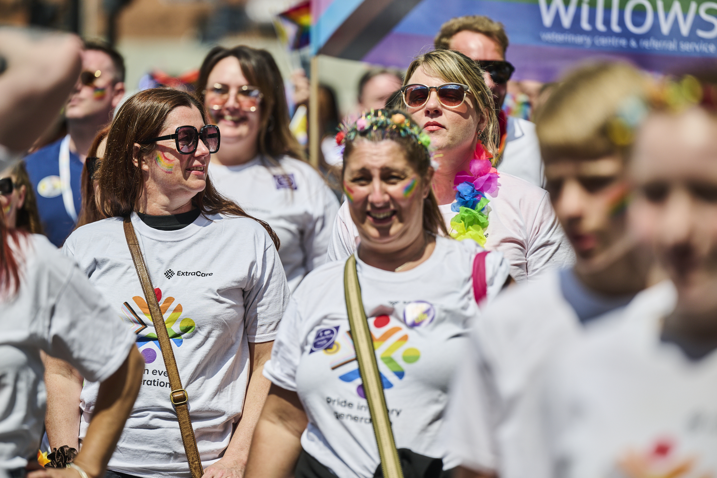 A happy Pride attendee