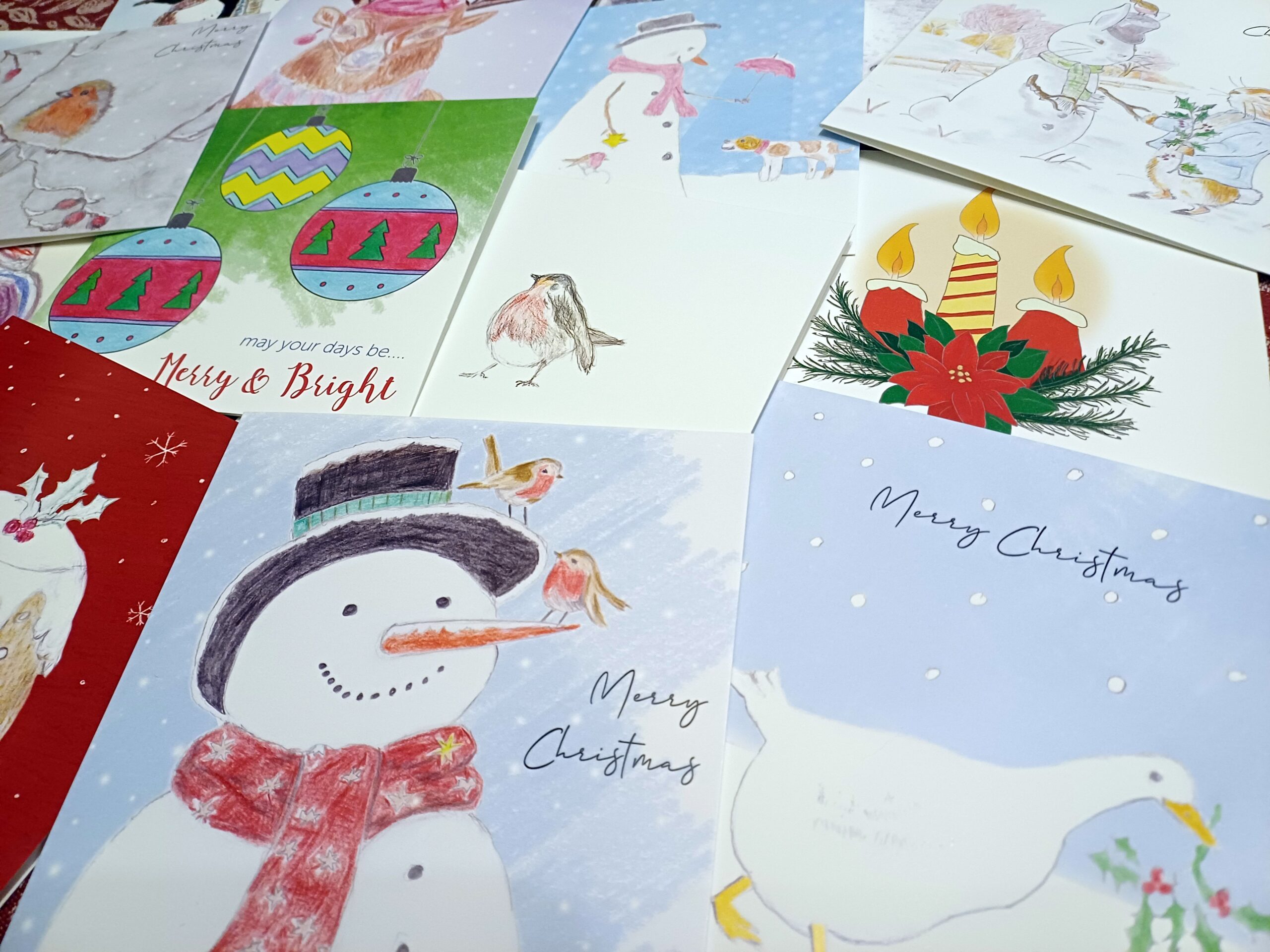 Gloucester Retirees Spread Holiday Cheer with Handcrafted Christmas Cards